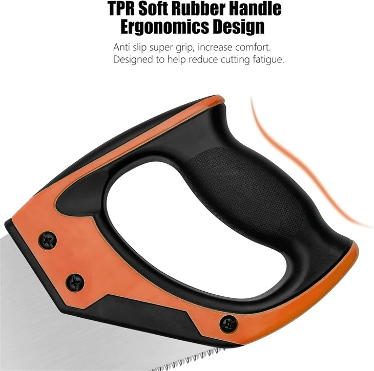 11 TPI Universal Handsaw Non-Slip Ergonomic Handle Rustproof Wood Saw, 14 Inch factory